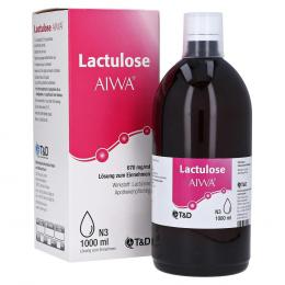 LACTULOSE AIWA 670 mg/ml Lösung zum Einnehmen 1000 ml Lösung zum Einnehmen