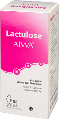 LACTULOSE AIWA 670 mg/ml Lsung zum Einnehmen 500 ml