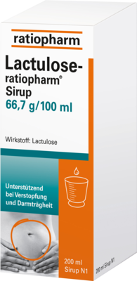 LACTULOSE-ratiopharm Sirup 200 ml
