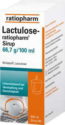 LACTULOSE-ratiopharm Sirup 500 ml