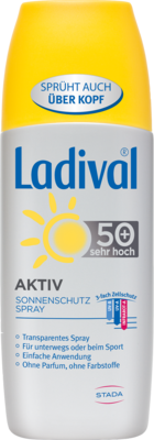 LADIVAL Aktiv Sonnenschutz Spray LSF 50+ 150 ml