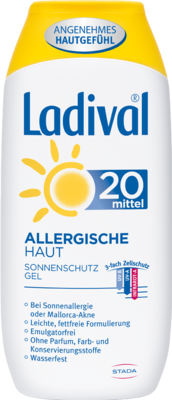 LADIVAL allergische Haut Gel LSF 20 200 ml