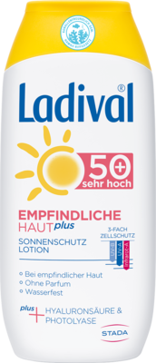 LADIVAL empfindliche Haut Plus LSF 50+ Lotion 200 ml