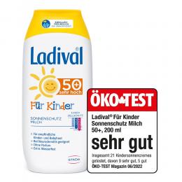 Ein aktuelles Angebot für Ladival Kinder Sonnenmilch LSF50+ 200 ml Milch Sonnencreme für Kinder - jetzt kaufen, Marke Stada Consumer Health Deutschland Gmbh.