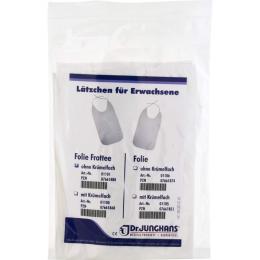 LÄTZCHEN Erwachsene o.Krümelfach Fol.eins.Frottee 1 St.