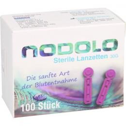 LANZETTEN NODOLO steril 30 G ultra fine 100 St.