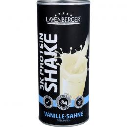 LAYENBERGER 3K Protein Shake Vanille-Sahne Pulver 360 g