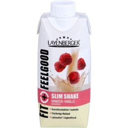 LAYENBERGER Fit+Feelgood Slim Shake Himbeer-Vanil. 330 ml
