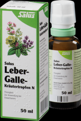 LEBER GALLE Krutertropfen N Salus 50 ml