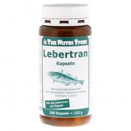 LEBERTRAN 500 mg Kapseln 200 St Kapseln