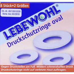 Ein aktuelles Angebot für LEBEWOHL Druckschutzringe oval 8 St ohne Häusliche Pflege - jetzt kaufen, Marke lebewohl-Fabrik GmbH & Co. KG.