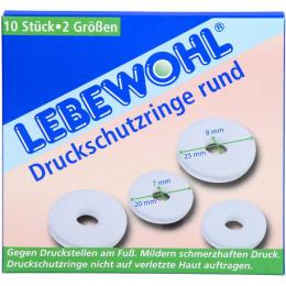 LEBEWOHL Druckschutzringe rund 10 St.