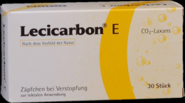 LECICARBON E CO2 Laxans Erwachsenensuppositorien 30 St