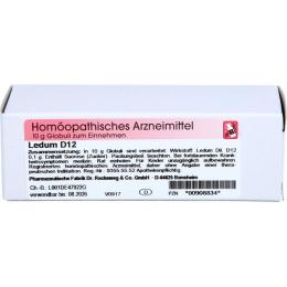 LEDUM D 12 Globuli 10 g