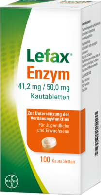 LEFAX Enzym Kautabletten 100 St