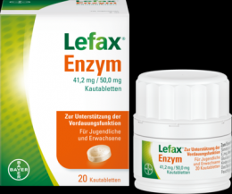 LEFAX Enzym Kautabletten 20 St