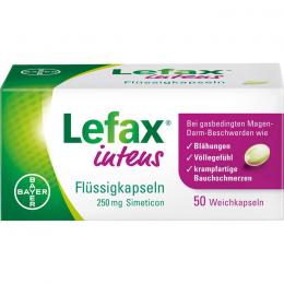 LEFAX intens Flüssigkapseln 250 mg Simeticon 50 St.