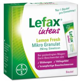 Lefax intens Lemon Fresh 250mg bei Blähungen 50 St Granulat