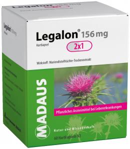 Legalon Madaus 156 mg mit Silymarin 60 St Hartkapseln