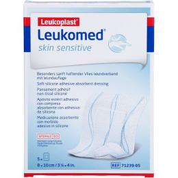 LEUKOMED skin sensitive steril 8x10 cm 5 St.