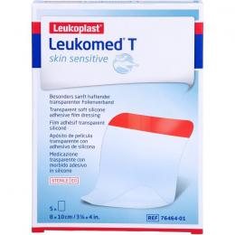 LEUKOMED T skin sensitive steril 8x10 cm 5 St.