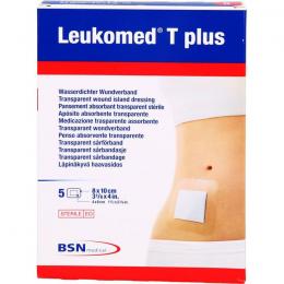 LEUKOMED transp.plus sterile Pflaster 8x10 cm 5 St.