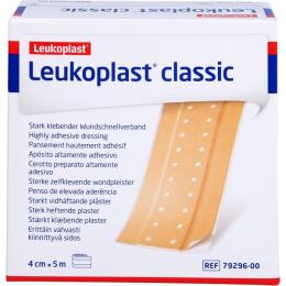 LEUKOPLAST Classic Pflaster 4 cmx5 m Rolle 1 St.