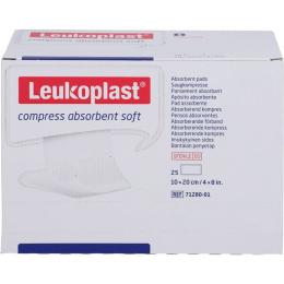 LEUKOPLAST compress absorbent soft steril 10x20cm 25 St.
