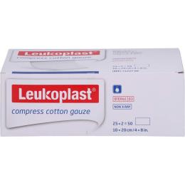 LEUKOPLAST compress Cotton Gauze 10x20cm steril 8f 50 St.