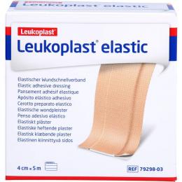 LEUKOPLAST Elastic Pflaster 4 cmx5 m Rolle 1 St.
