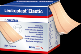 LEUKOPLAST Elastic Pflaster 6 cmx5 m Rolle 1 St