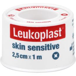 LEUKOPLAST Skin Sensitive 2,5 cmx1 m m.Schutzring 1 St.