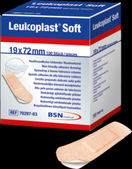 LEUKOPLAST soft Pflasterstrips 19x72 mm 100 St