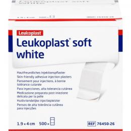 LEUKOPLAST soft white Injektionspfl.Str.19x40 mm 500 St.