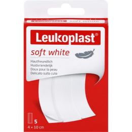 LEUKOPLAST soft white Pflaster 4x10 cm 5 St.