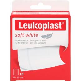 LEUKOPLAST soft white Pflaster 8x10 cm 10 St.