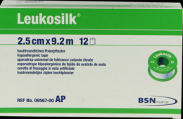 LEUKOSILK 2,5 cmx9,2 m 12 St