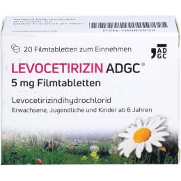 LEVOCETIRIZIN ADGC 5 mg Filmtabletten 20 St.