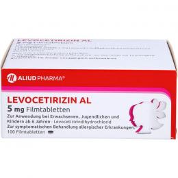 LEVOCETIRIZIN AL 5 mg Filmtabletten 100 St.