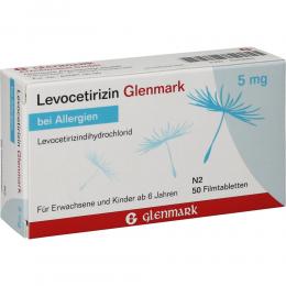 LEVOCETIRIZIN Glenmark 5 mg Filmtabletten 50 St Filmtabletten