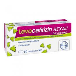 LEVOCETIRIZIN HEXAL bei Allergien 5 mg Filmtabl. 50 St