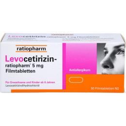 LEVOCETIRIZIN-ratiopharm 5 mg Filmtabletten 50 St.