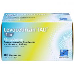 LEVOCETIRIZIN TAD 5 mg Filmtabletten 100 St.