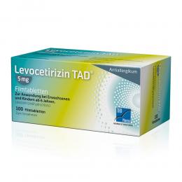 Ein aktuelles Angebot für LEVOCETIRIZIN TAD 5 mg Filmtabletten 100 St Filmtabletten Allergie - jetzt kaufen, Marke TAD Pharma GmbH.