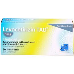 LEVOCETIRIZIN TAD 5 mg Filmtabletten 20 St.