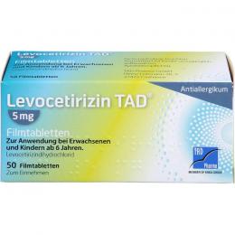 LEVOCETIRIZIN TAD 5 mg Filmtabletten 50 St.