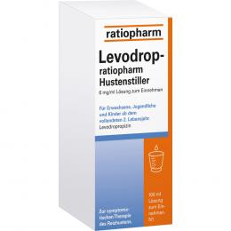 LEVODROP-ratiopharm Hustenstiller 6 mg/ml LSE 100 ml Lösung zum Einnehmen