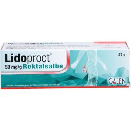 LIDOPROCT 50 mg/g Rektalsalbe 25 g