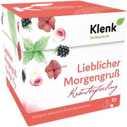 Ein aktuelles Angebot für LIEBLICHER Morgengruss Tee Pyramidenbeutel 12 X 2.5 g Tee Nahrungsergänzungsmittel - jetzt kaufen, Marke Heinrich Klenk GmbH & Co. KG.