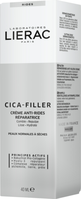 LIERAC CICA-FILLER reparierende Anti-Falten Creme 40 ml